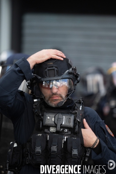Manifestation contre la réforme des retraites.