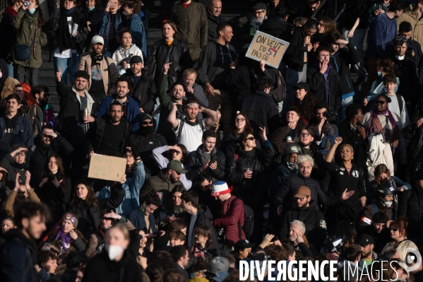 Manifestation contre la réforme des retraites.