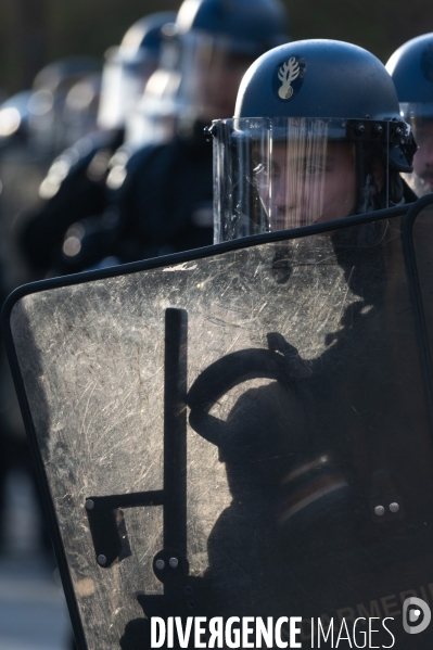 Manifestation contre la réforme des retraites.