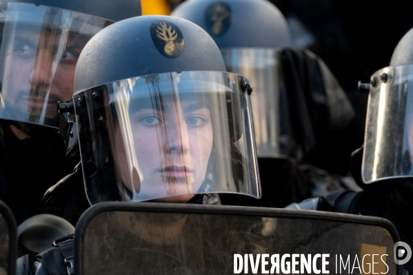 Manifestation contre la réforme des retraites.