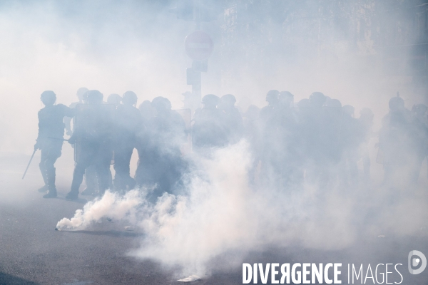 Manifestation contre la réforme des retraites.