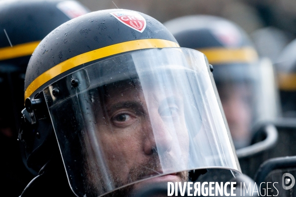 Manifestation contre la réforme des retraites.