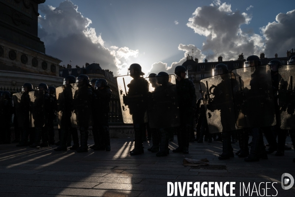 Manifestation contre la réforme des retraites.