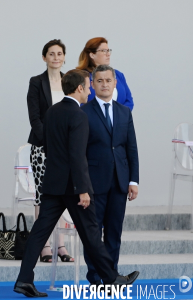Emmanuel Macron avec Gerald DARMANIN