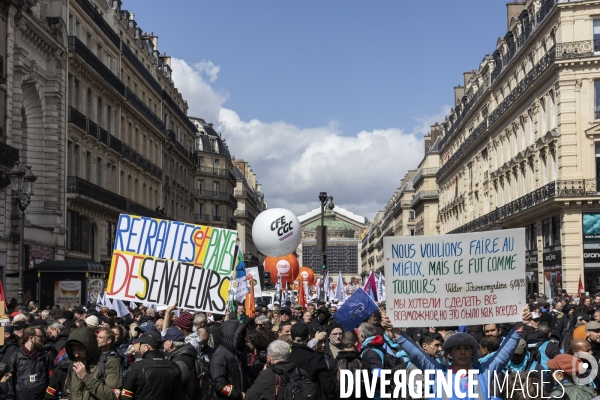 Manifestation contre la réforme des retraites 13042023