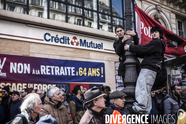 12eme manifestation contre la reforme des retraites, paris.