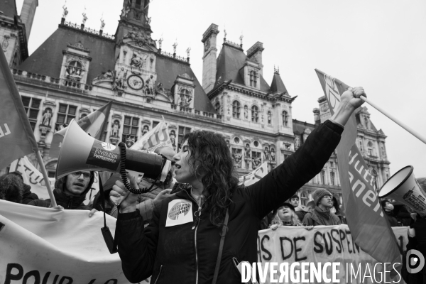 Manifestation contre la réforme des retraites.