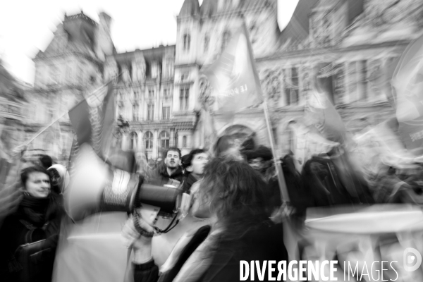 Manifestation contre la réforme des retraites.