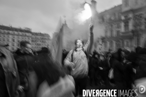 Manifestation contre la réforme des retraites.