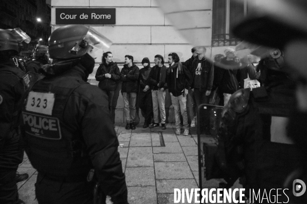 Manifestation contre la réforme des retraites.