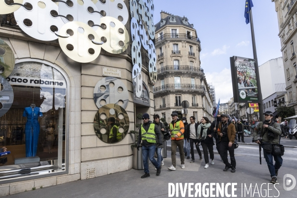 Reforme des retraites - AG Cheminots et envahissement du siege de LVMH