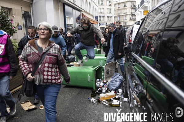 Reforme des retraites - AG Cheminots et envahissement du siege de LVMH