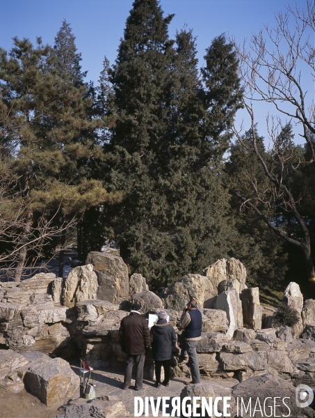 Le parc Pékinois Ritan, ambiances - Beijing park Ritan