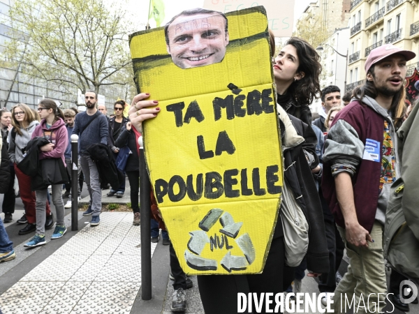 MANIFESTATION CONTRE LA REFORME DES RETRAITES, Paris. 11e journée de mobilisation, le 6/04/2023