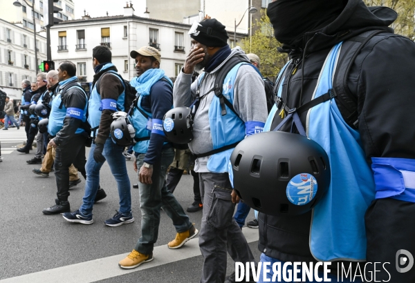 MANIFESTATION CONTRE LA REFORME DES RETRAITES, Paris. 11e journée de mobilisation, le 6/04/2023