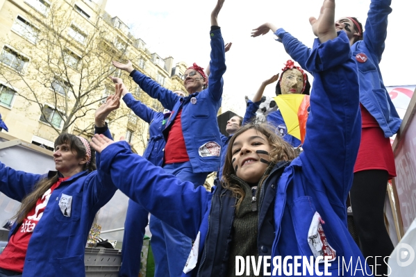 MANIFESTATION CONTRE LA REFORME DES RETRAITES, Paris. 11e journée de mobilisation, le 6/04/2023