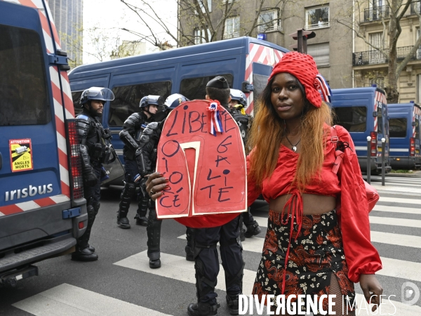 MANIFESTATION CONTRE LA REFORME DES RETRAITES, Paris. 11e journée de mobilisation, le 6/04/2023