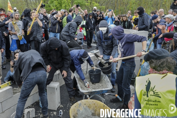 Manifestation contre le projet d autoroute A69, dans le Tarn, entre Toulouse et Castres.