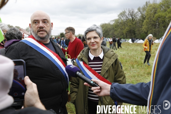 Manifestation contre le projet d autoroute A69, dans le Tarn, entre Toulouse et Castres.