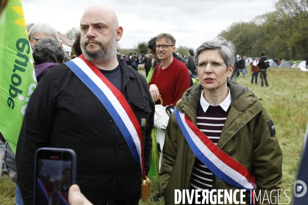 Manifestation contre le projet d autoroute A69, dans le Tarn, entre Toulouse et Castres.