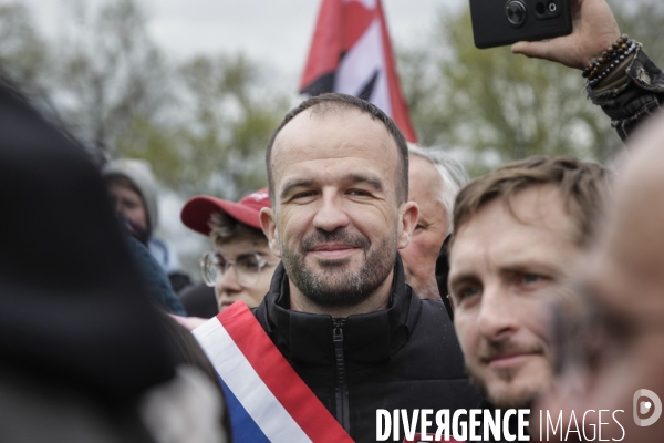 Manifestation contre le projet d autoroute A69, dans le Tarn, entre Toulouse et Castres.