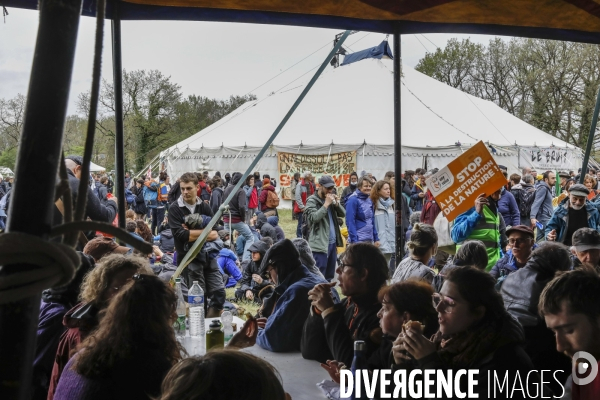 Manifestation contre le projet d autoroute A69, dans le Tarn, entre Toulouse et Castres.