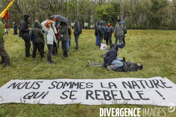 Manifestation contre le projet d autoroute A69, dans le Tarn, entre Toulouse et Castres.