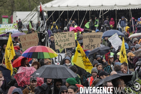 Manifestation contre le projet d autoroute A69, dans le Tarn, entre Toulouse et Castres.