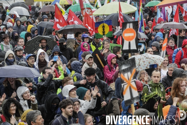 Manifestation contre le projet d autoroute A69, dans le Tarn, entre Toulouse et Castres.