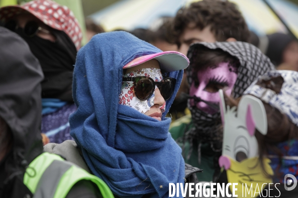 Manifestation contre le projet d autoroute A69, dans le Tarn, entre Toulouse et Castres.