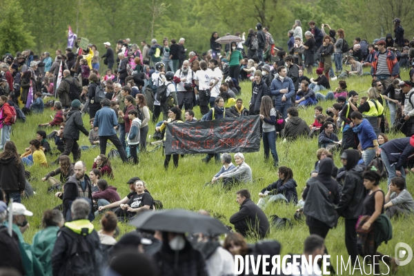 Manifestation contre le projet d autoroute A69, dans le Tarn, entre Toulouse et Castres.