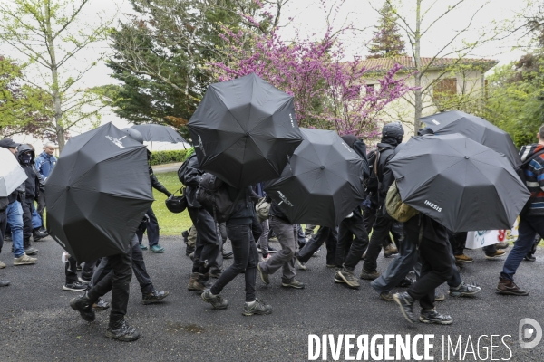 Manifestation contre le projet d autoroute A69, dans le Tarn, entre Toulouse et Castres.