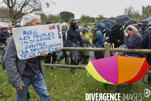 Manifestation contre le projet d autoroute A69, dans le Tarn, entre Toulouse et Castres.