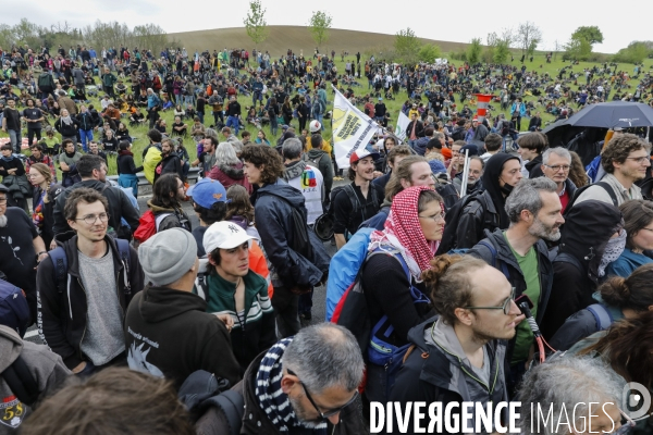 Manifestation contre le projet d autoroute A69, dans le Tarn, entre Toulouse et Castres.