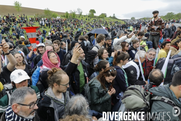 Manifestation contre le projet d autoroute A69, dans le Tarn, entre Toulouse et Castres.