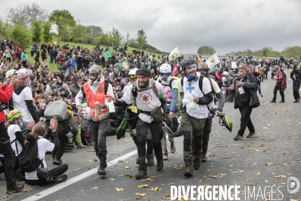 Manifestation contre le projet d autoroute A69, dans le Tarn, entre Toulouse et Castres.