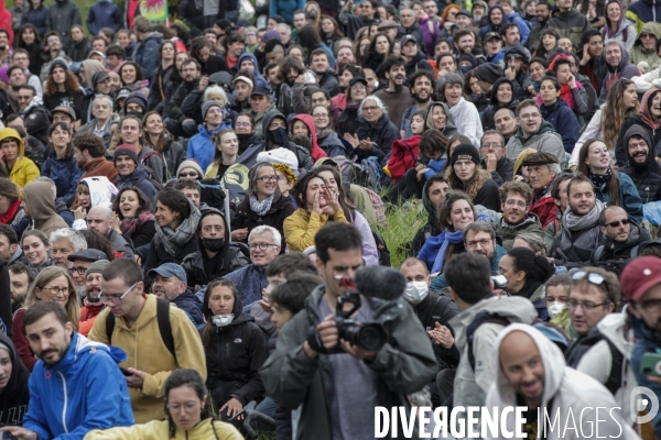 Manifestation contre le projet d autoroute A69, dans le Tarn, entre Toulouse et Castres.