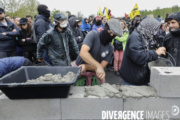 Manifestation contre le projet d autoroute A69, dans le Tarn, entre Toulouse et Castres.