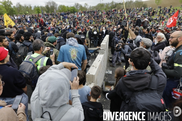 Manifestation contre le projet d autoroute A69, dans le Tarn, entre Toulouse et Castres.