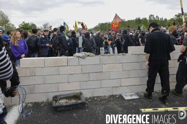 Manifestation contre le projet d autoroute A69, dans le Tarn, entre Toulouse et Castres.