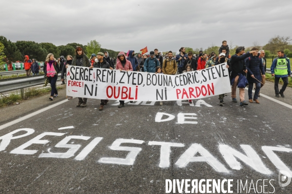 Manifestation contre le projet d autoroute A69, dans le Tarn, entre Toulouse et Castres.