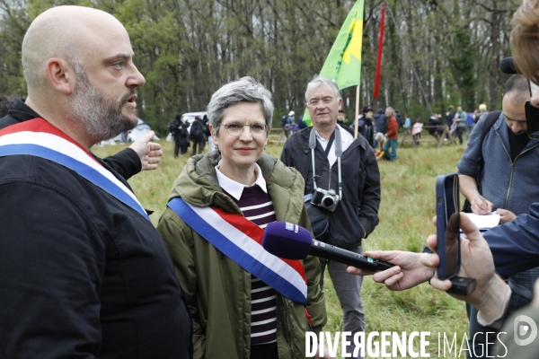 Manifestation contre le projet d autoroute A69, dans le Tarn, entre Toulouse et Castres.