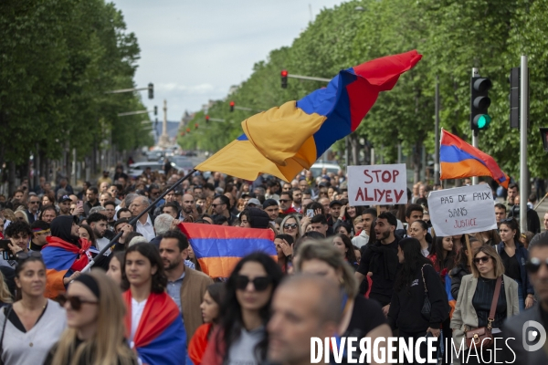 Mobilisation commémorative du génocide arménien de 1915, à Marseille.