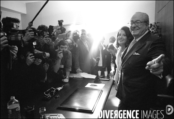 Rétro Jean-Marie LE PEN 2002-2007 -noir et blanc
