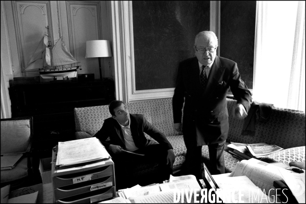 Rétro Jean-Marie LE PEN 2002-2007 -noir et blanc