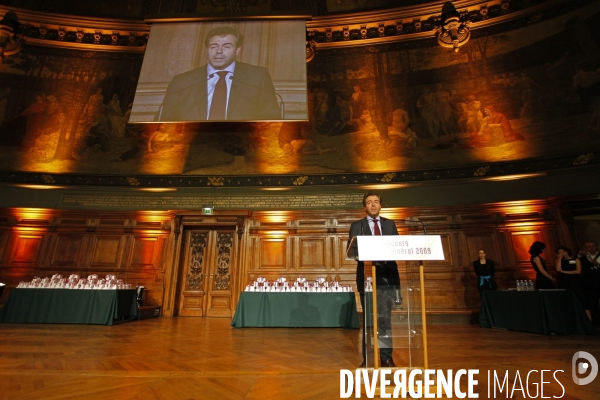 Remise des prix du concours general 2009 par Luc CHATEL, ministre de l educetion nationale dans le grand amphitheatre de la SORBONNE