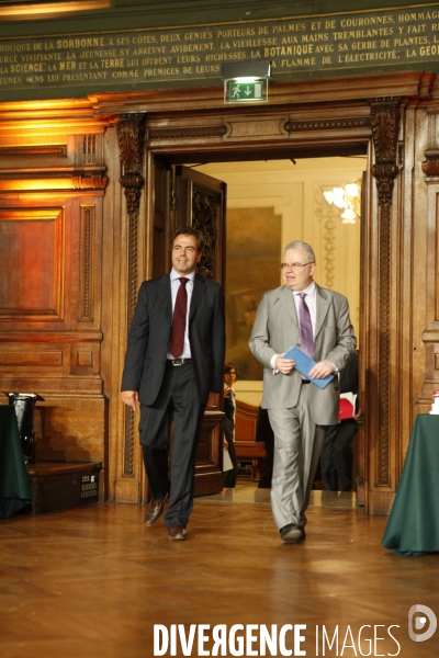 Remise des prix du concours general 2009 par Luc CHATEL, ministre de l educetion nationale dans le grand amphitheatre de la SORBONNE