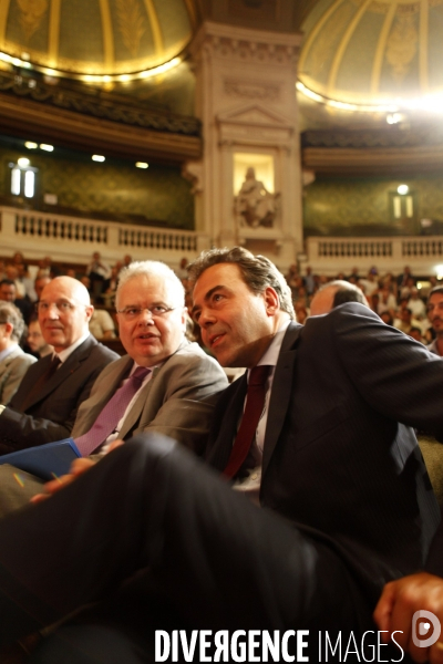 Remise des prix du concours general 2009 par Luc CHATEL, ministre de l educetion nationale dans le grand amphitheatre de la SORBONNE