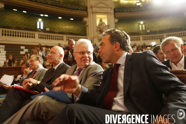 Remise des prix du concours general 2009 par Luc CHATEL, ministre de l educetion nationale dans le grand amphitheatre de la SORBONNE