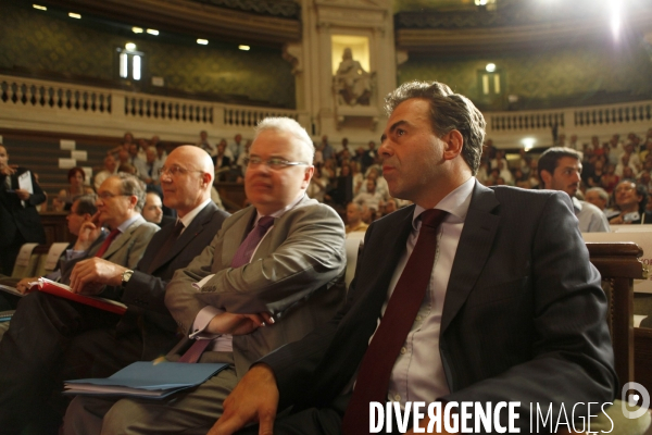 Remise des prix du concours general 2009 par Luc CHATEL, ministre de l educetion nationale dans le grand amphitheatre de la SORBONNE